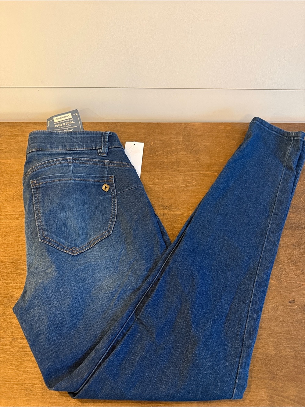 Democracy Women's Skinny Jeans in Dark Blue Denim